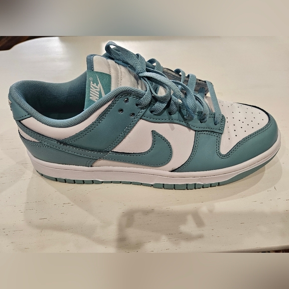 Nike Dunk Low Retro. Denim Turquoise. Mens Size 10. DV0833-106 Sneakers - Picture 3 of 6
